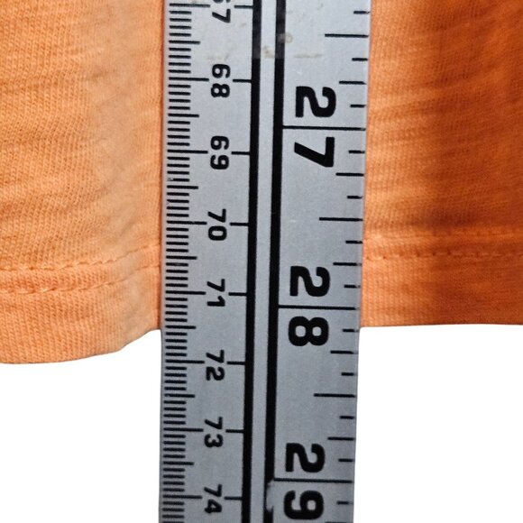 J. Jill Woman Orange Tunic Top Size Medium Casual Comfort Resortwear Minimalist - Picture 10 of 12